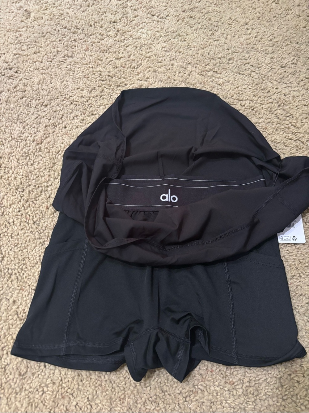 Alo Match Point Tennis Skirt 'Black’ - Picture 3 of 4